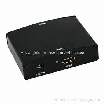 YPbPr + R/L to HDMI Converter with Up to 1,080-pixel Supports High-video Resolution